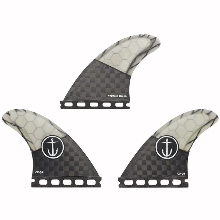 Captian Fin Co. Quickness (Single Tab) Large Thuster Fin Set