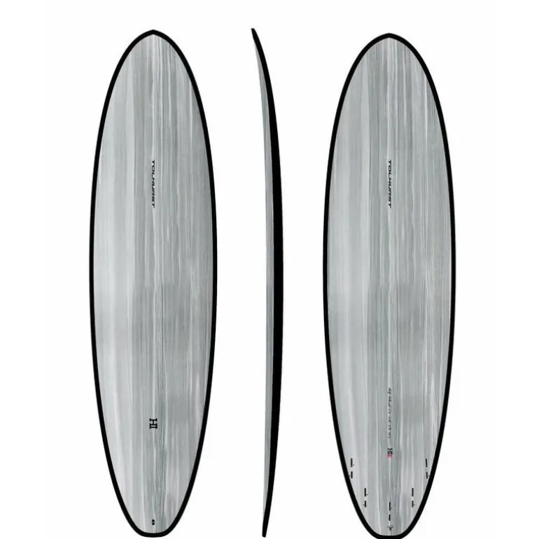 Harley Ingleby 6'6 Moe Mini Gray Carbon (Black) Surfboard