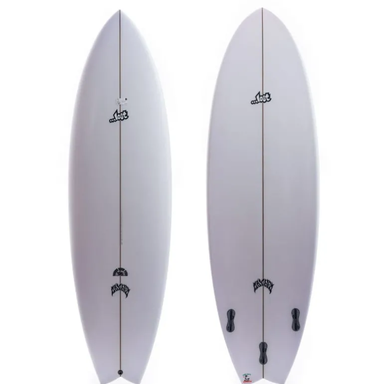 Lost 6'4 Round Nose Fish 1996 Surfboard w/FCSII