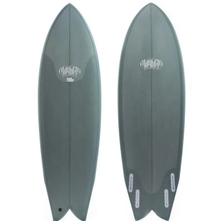 Lost 5'11 Round Nose Fish Retro Revamp23 Surfboard w/Futures Boxes