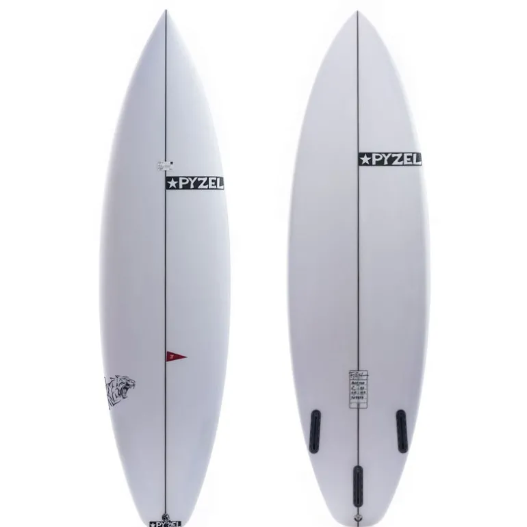 Pyzel 6'2 Power Tiger Shortboard Surfboard Futures Boxes