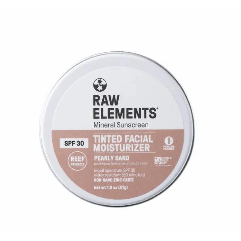Raw Elements Tinted Tin SPF 30 Pearly Sand
