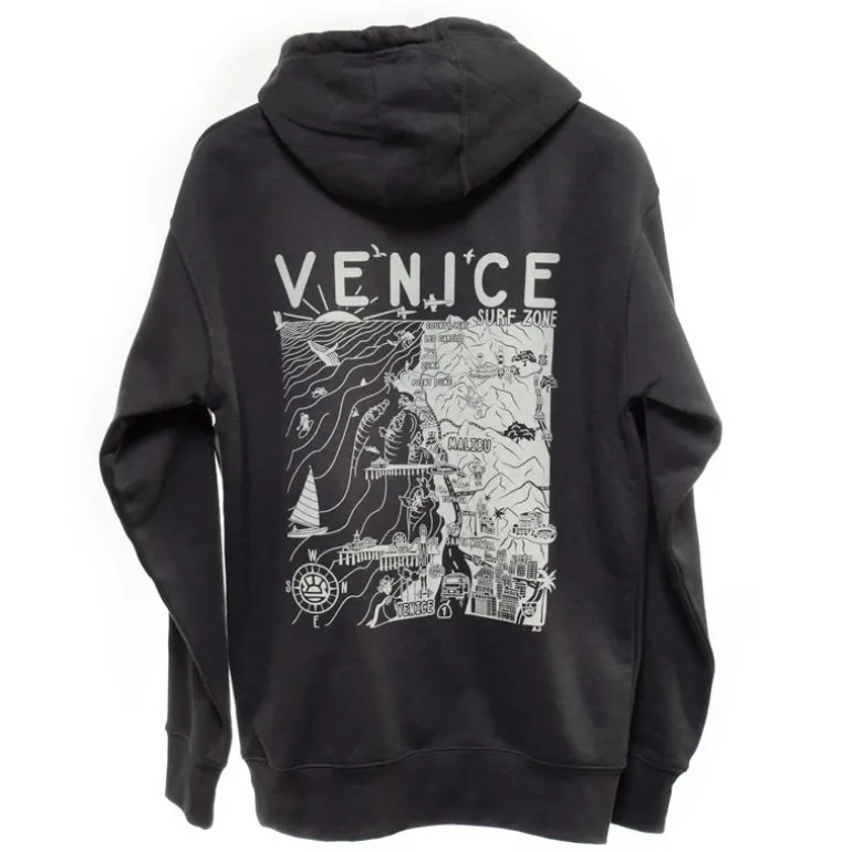 Rider Shack Venice Surf Map Hoodie
