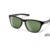 Suncloud Topsail Crystal Matte Black/Polar Green Sun Glasses